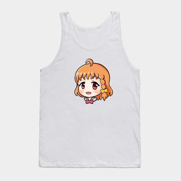 Aqours chibi - Chika Tank Top by koomalaama